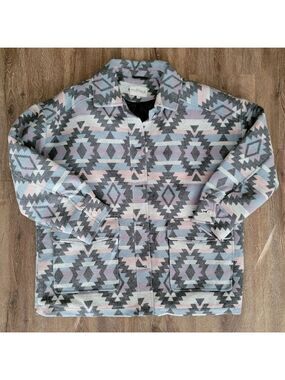 Aztec Design Bomber Jacket #2763